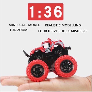 Monster Truck Inertia SUV Friction Power Vehicles Toy Cars (4)
