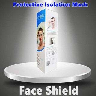 [Glasses + Mask + Box] FACE SHIELD Protective Anti-fogging Isolation Mask