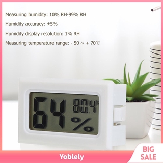 Popular Mini Digital Temperature LCD Humidity Meter Hygrometer Thermometer Indoor Room Temperature (1)