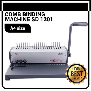 A4 Comb Binding Machine SD 1201 Officom Brand Paper Stopper / Paper Selector