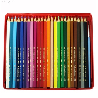 ✆✓Faber-Castell Watercolour Pencils Metal Case 24 colors