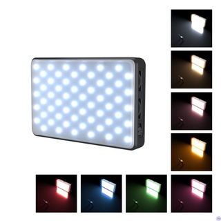 Coco❣Portable RGB LED Camera Light Full Color Output Video Lamp Photography Fill Light Dimmable 2500k-9000k Panel Light With 3000mAh Battery