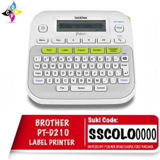Brother PT-D210 Label Printer (1)