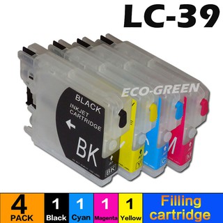 Empty Refillable ink cartridge LC39 LC60 LC975 for Brother DCP-J515W MFC-J220 MFC-J410 DCP-J140