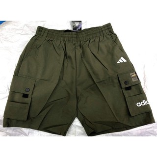 Adidas Running Sports Casual Big Pocket Cargo Shorts for Men (7)