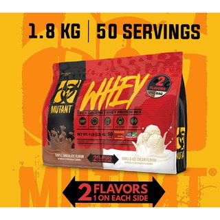 Mutant Whey 4lbs (2 Flavors in 1 Bag) -For Muscle Leaning