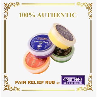100% Authentic Creations Spa Essential Pain Relief Rub 50g