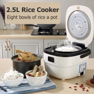 2.5L Electric Rice Cooker Machine Multifunction Cooking Steamer Smart Automatic 5 layer Non-Stick