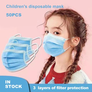 3PLY Disposable Face Mask For Kids Baby Mask 50pcs pack