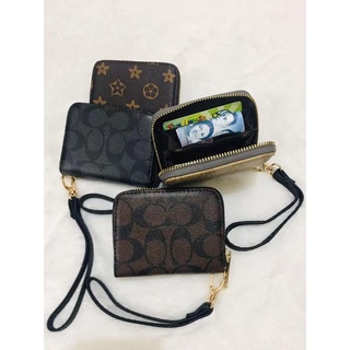 Wallet₪PVC Small wallet with wristlet Coinpurse Cardholder and Moneyholder