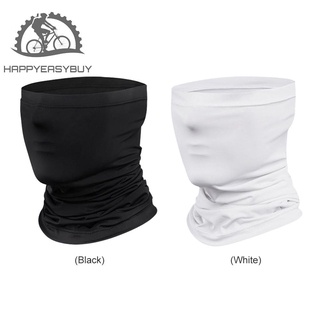 H❣Summer Cycling Face Cover Mask Ice Silk Anti UV Scarf Headband Bandana (2)