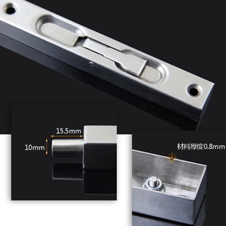 Stainless Steel Security Door Guard Action Flush Latch Slide Bolt Lock Latch