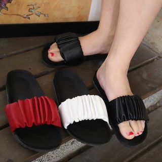 【RUDU】NEW Fttilop fashion slipper flats two strap sandal for women Wedge flip flops COD