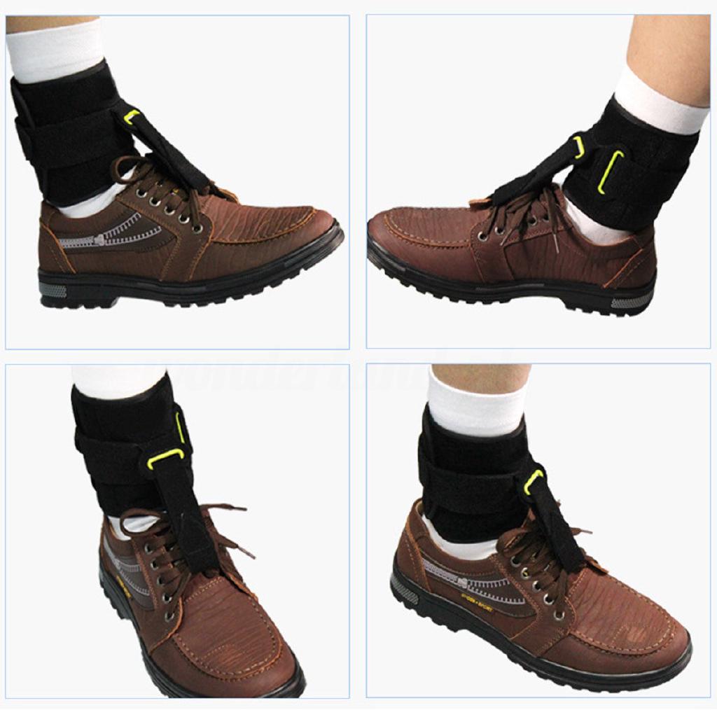 Adjustable Drop Foot Support Ankle Foot Orthosis Brace Strap