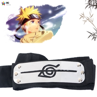 Naruto headband Unisex Naruto Forehead Guard Headband metal headband Konoha Village / Kakashi / Akatsuki Member / Betray Ninja for Cosplay 【Ready Stock】