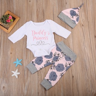 3x Newborn Infant Baby Boy Girl Outfits Clothes Set