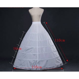 【Stock】 3 Hoops Bridal Crinolines Petticoat Bustle Ball Gown Wedding Dress Underskirt