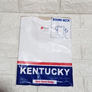 Kentucky Round Neck tshirt Large size plain white