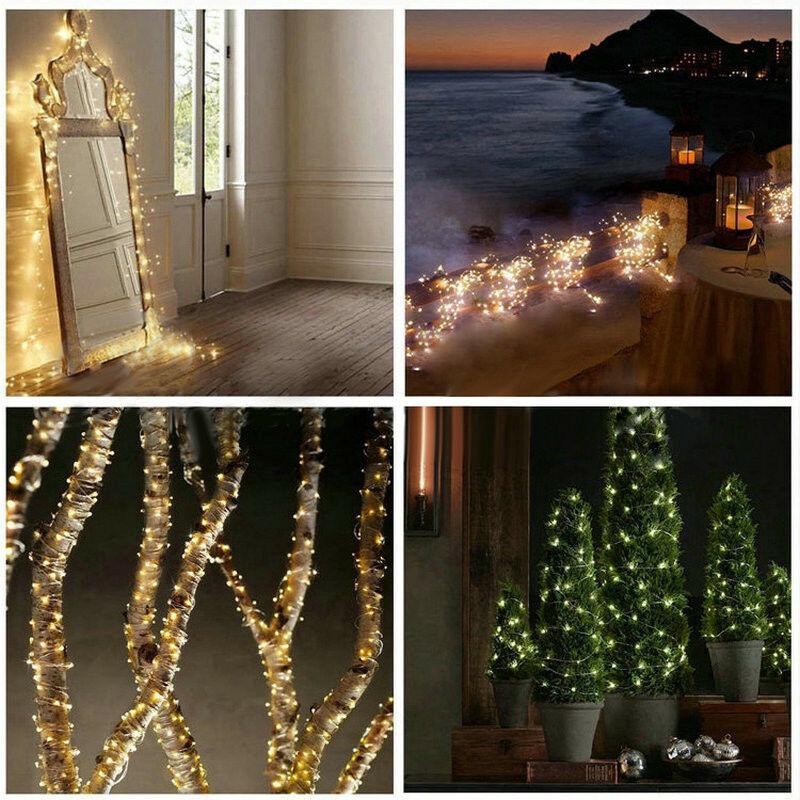 LED String Fairy Lights Copper Battery Powered Waterproof (5)