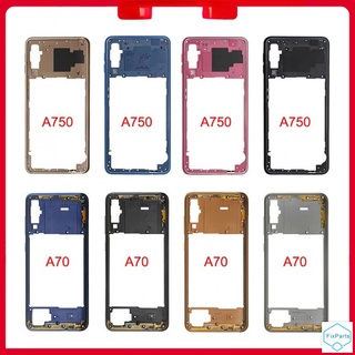 Middle Frame Bezel Middle Plate Cover Replacement Parts For Samsung Galaxy A70 A705 / A7 2018 A750