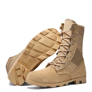 Men's Military Jungle Boots Full Grain Speedlace Desert Boot (7)