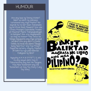 Bakit Baliktad Magbasa Ng Libro Ang Mga Pilipino by Bob Ong (1)