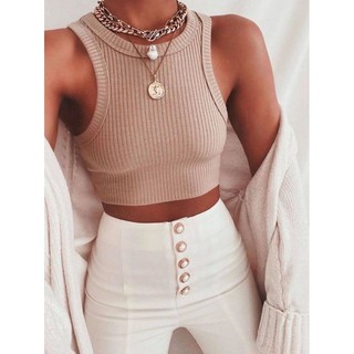 sexy knitted tops / crop tops