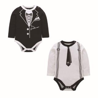 Gentleman Style Baby Jumper Infant Onesie Romper 100%Cotton Clothes Bodysuit for Newborn Boys Girls (3)