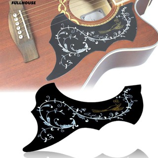 💎 Bird Flower Pattern Acoustic Guitar Pickguard PVC Anti-Scratch Plate