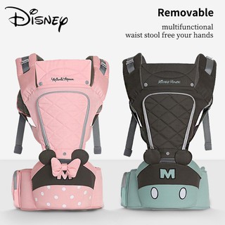Disney 0-36 Months Bow Breathable Front Facing Baby Carrier Comfortable Sling Backpack Pouch Wrap Ca
