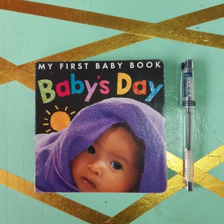 Preloved BOARD BOARD BOOK: My First Baby Book - Baby's Day (1)