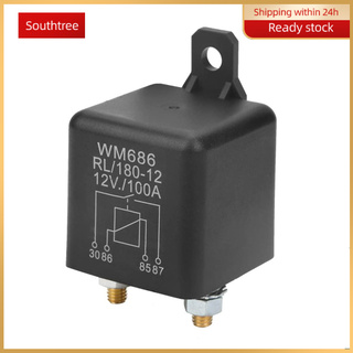 Southtree WM686 100A RL/180 12V DC Dust-proof Automotive Fused Car Starter Relay Accessory
