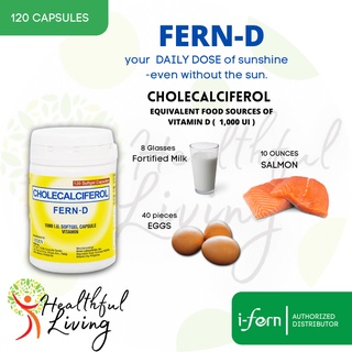 Ifern Fern D Vitamin D 2 Bottles (60 Softgel Capsules) Take Fern-D everyday to make sure you get the