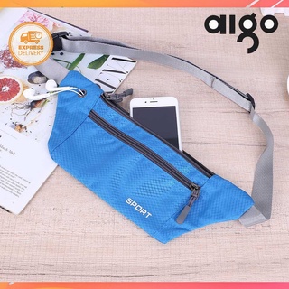 AIGO Outdoor Sports Unisex Waterproof Running Jogging Sports Waist Belt Pouch Bag