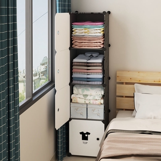 Small Wardrobe Simple Dormitory Single Rental Home Bedroom Modern Simple Assembly Plastic Storage Storage Cabinet