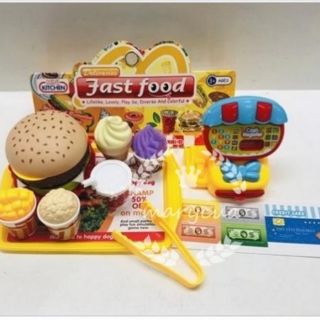 Pretend Play Mini Dessert Collections Donut Fast Food Kids Toy Gift Ideas