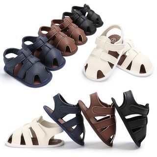new Summer Style Children Girls Boys PU First Walkers Lace-Up Shoes
