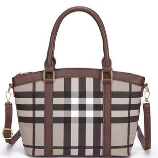 WSAR Korean Checkered Bucket Style Hand Bag Sling Bag