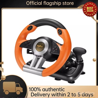 Waf6 PXN V3II Racing Wheel 180 Degree Universal USB Car Sim Race Steering Wheel with Pedals for PS3,