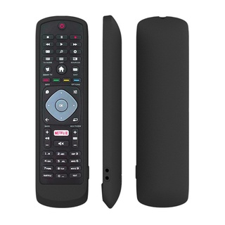 ooh Dustproof Soft Silicone Case Remote Control Protective Cover for-Philips SMART TV NETFLIX TV Remote Control (9)