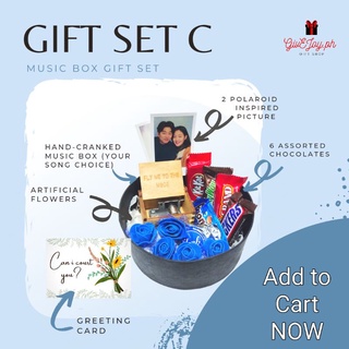 gift box✓﹊❍SET C | SWEET GIFT FOR HER/HIM MUSIC BOX & CHOCO
