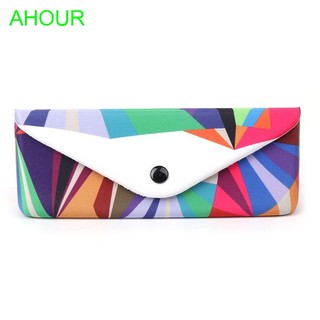 Case Protective Container Colorful Folding Glasses Case Eyeglasses Case (1)