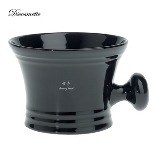 High quality black ceramic shaving bowl shaving mug