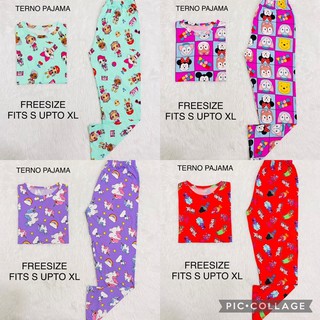 F31• COD Terno Pajama Adult Freesize S to XL