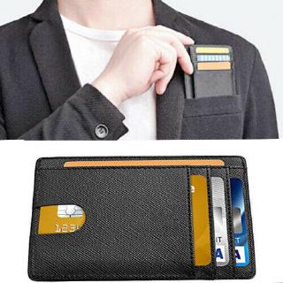 Men RFID Blocking Leather Slim Wallet Clip Credit Holder Coin Pocket