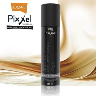 Lolane Pixxel Color Refresh Ash Shampoo - To Increase Gray - Silver Shampoo