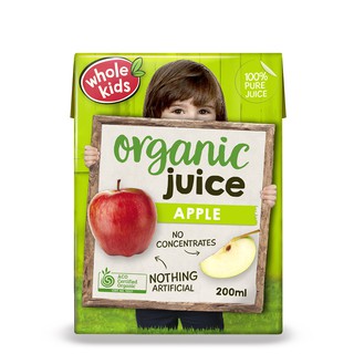 Whole kids Organic Juice (Apple) 200ml (1)
