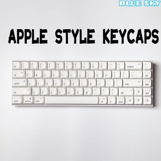 Fast shipping Apple Theme Keycap MAC Minimalist White XDA Simple Style Keycap PBT