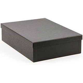 Large Black Kraft Gift Box (Lid type)