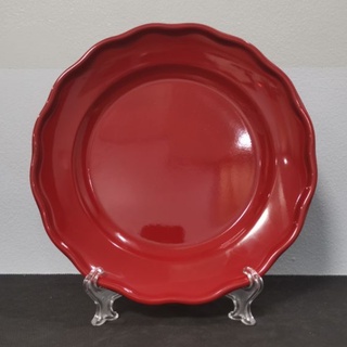 Black & Red Melamine Soup Plate